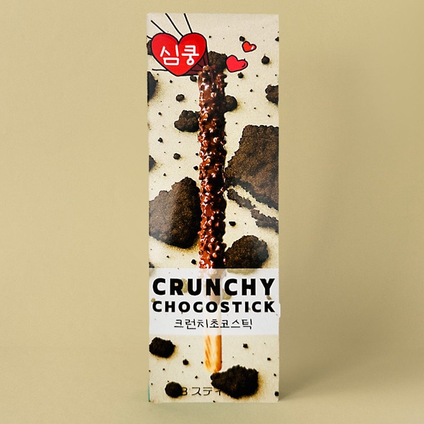 [シムクン] クランチ チョコスティック / 54g(3本入 / 個包装) クランチ ジャイアントチョコ スティック ビスケット チョコレート ペペロ 韓国お菓子