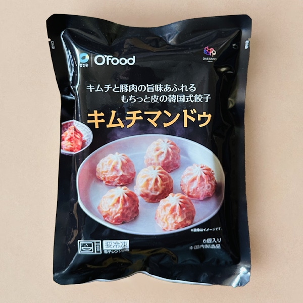 [O’Food] キムチマンドゥ キムチ餃子 / 180g 韓国式餃子 キムチ ギョーザ マンドゥ デサンジャパン 韓国 グルメ (冷凍)