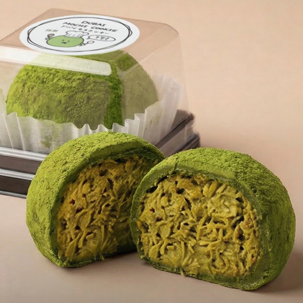 ドバイもちクッキー 抹茶味 / 45g ドバイ ドゥチョンク もっちりクッキー ピスタチオ カダイフ ドバイチョコ 洋菓子 スイーツ お菓子 チョンドゥク (冷凍)