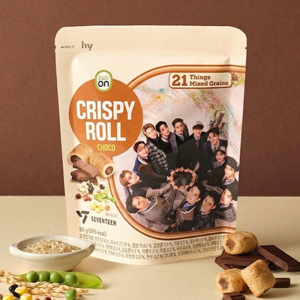 HY] クリスピーロール 選べる6袋 / 50g×6個 SEVENTEEN パッケージ