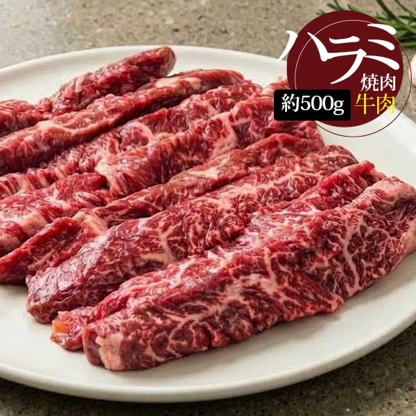 [牛肉] 牛ハラミ おうち焼肉の定番 はらみ / 約500g US産 やわらか お肉 BBQ バーベキュー 焼肉（冷凍）