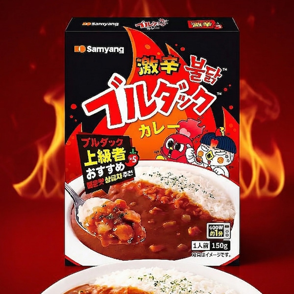[三養] ブルダックカレー 激辛 / 150g カレー 辛さ上級者向け 旨辛さ レトルトカレー 辛い 即席食品 レンジ対応 常温保存