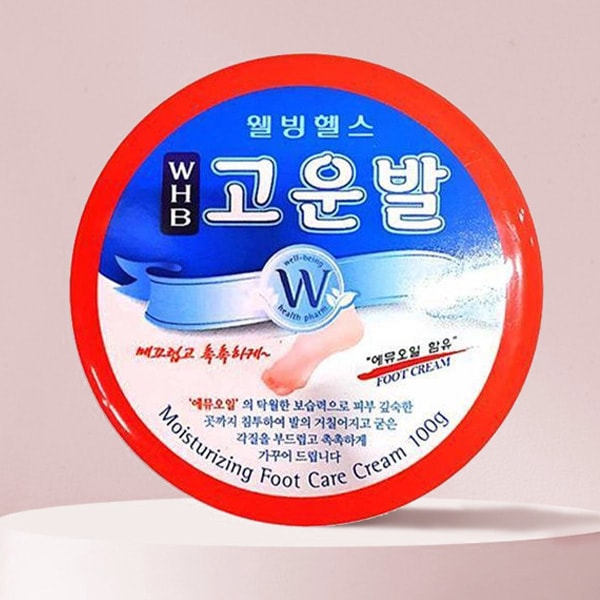 コウンバル フットクリーム モイスチャー 赤色 / 100g フットケア エミューオイル かかと 保湿 角質ケア 3WB 韓国コスメ