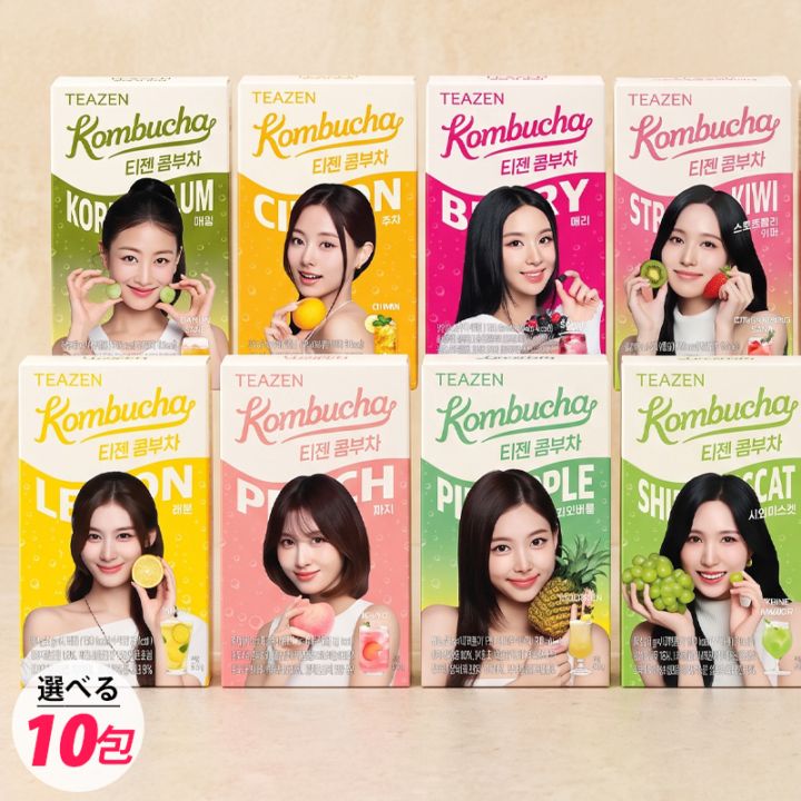 [TEAZEN] ティーゼン コンブチャ 選べる10包 7種類の味 / 50g (5g×10包) 健康茶 KOMBUCHA コンブ茶 正規品 ダイエット 酵素ドリンク 韓国お茶 #ネコポス便