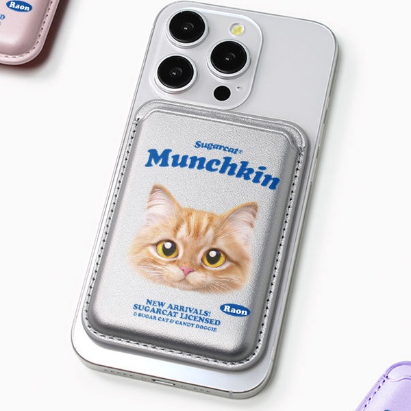 sugarcat] MagSafe カードケース マンチカン Raon / マンチカン