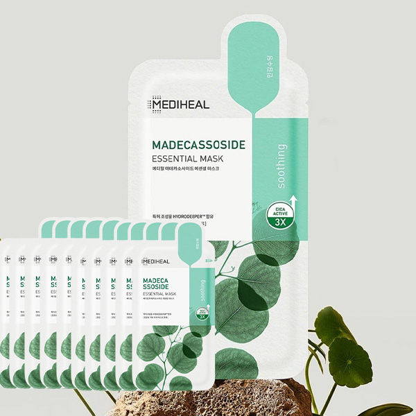 MEDIHEAL MADECASSOSIDE シートマスク　プランエス Madecassoside Essential Mask Blemish Repair – Mediheal US
