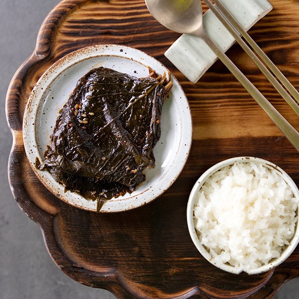 センピョ] エゴマの葉の醤油漬け 缶詰 / 70g えごまの葉 韓国おかず