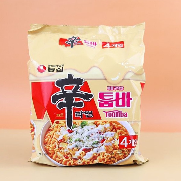 農心] 辛ラーメントゥーンバ + 辛ラーメン ロゼ 8袋セット / 8食入