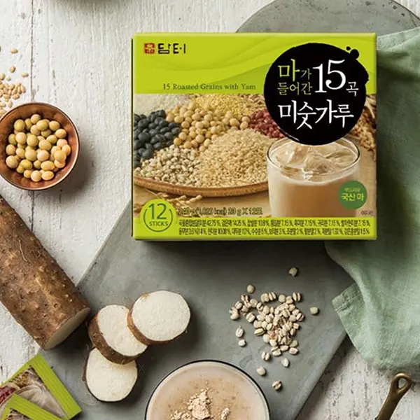 ダムト] 15穀物はったい粉 ミスカル / 12包 粉末スティック 山芋 健康