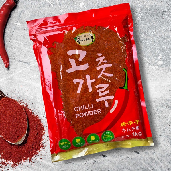 JT] ドンア町 唐辛子粉 キムチ用/1kg 韓国食材 韓国唐辛子 キムチ材料