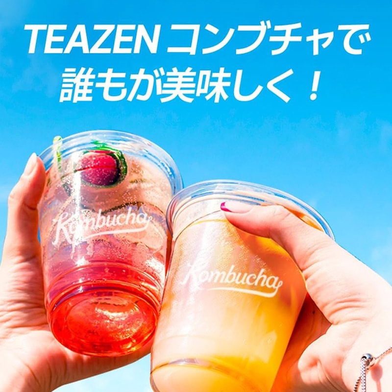 TEAZEN] ティーゼン コンブチャ ピーチ味 もも / 150(5g×30包) 大容量