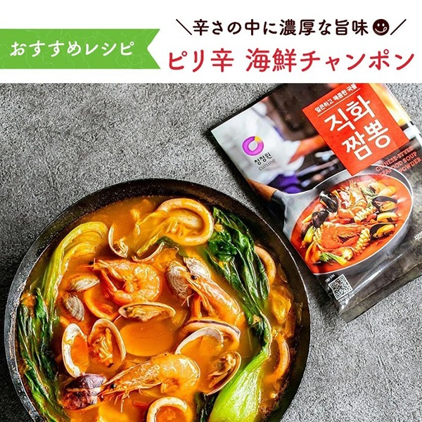 清浄園 直火チャンポン粉末 96g 3人前 韓国 本格 海鮮辛口 チャンポン 調味料 味噌 エキス その他調味料 いいとこショップ