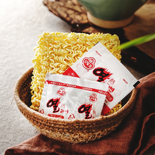オットギ] ヨル(熱)ラーメン / マルチパック120g×5個入り 韓国ラーメン 