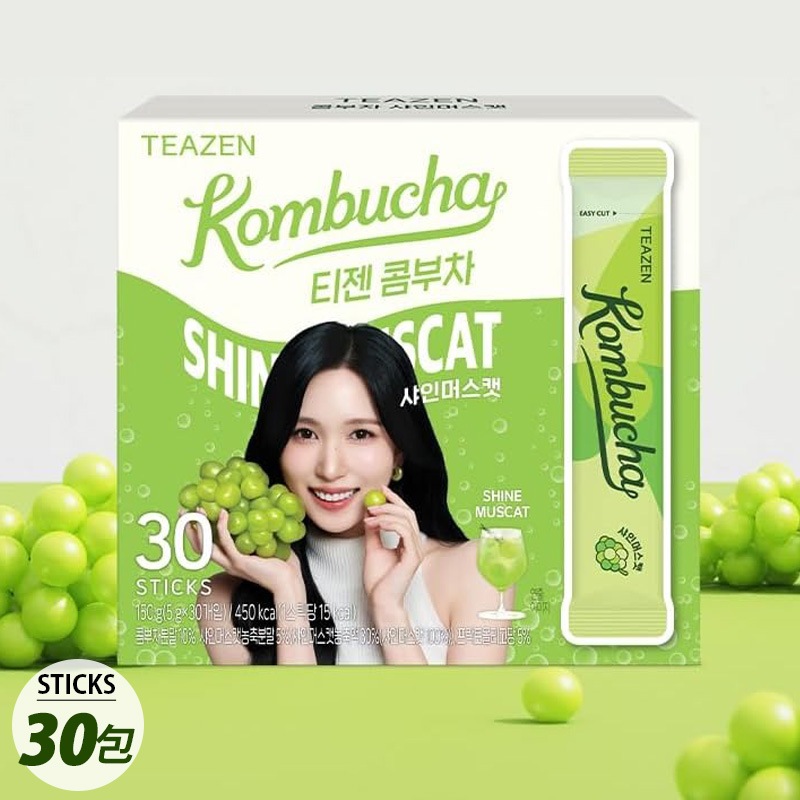 TEAZEN] ティーゼン コンブチャ 3種類の味 選べる30包 / 5g×30包 大