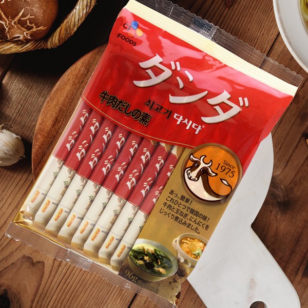 [CJ] 牛肉ダシダ スティック/96g(8g×12本) 牛肉だしの素 | 調味料/味噌/エキス | 韓国食品ならいいとこショップ