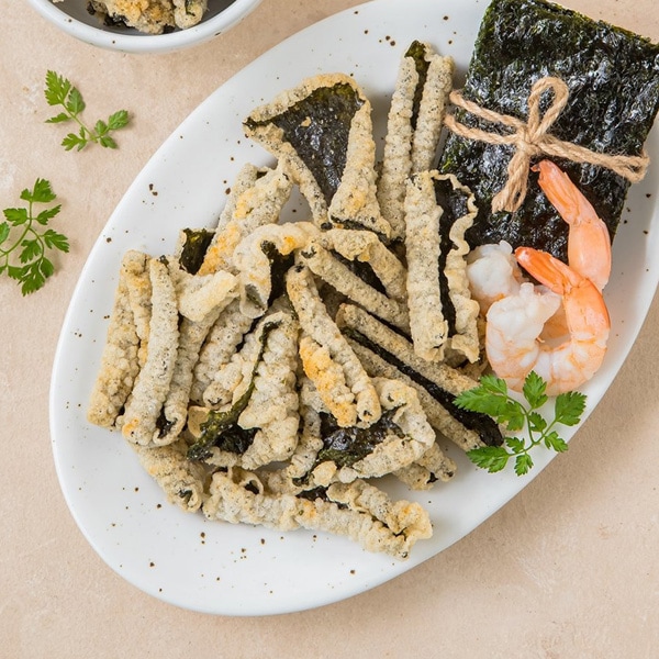 東遠] ヤンバン キムブガク えび味 / 50g エビブガク 海老のり天 のり