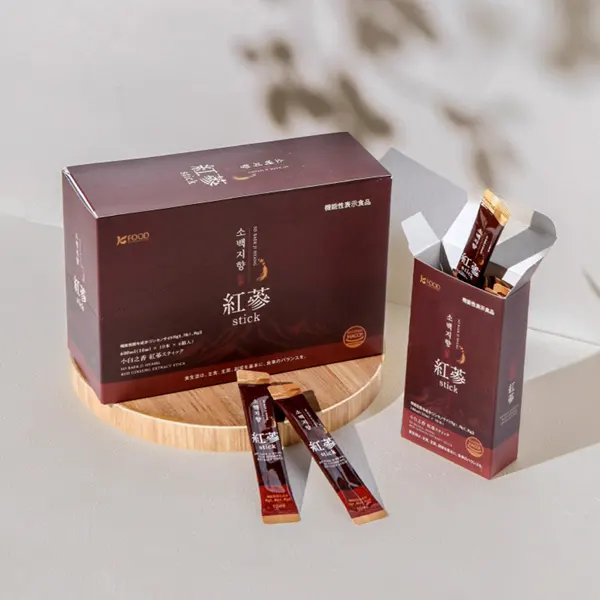 小白之香] 紅参エキス スティック 発酵エキス 機能性表示食品