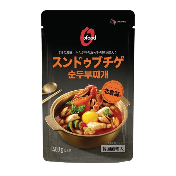 O'FOOD] スンドゥブチゲ 北倉洞式 2人前 / 400g 純豆腐 即席食品 韓国