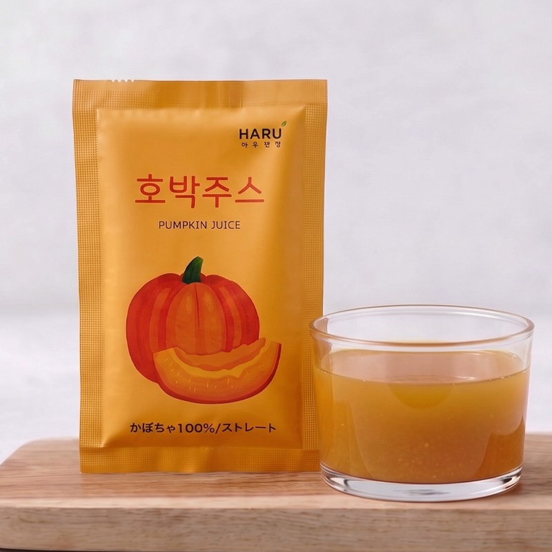 韓国 かぼちゃジュース 100% 40包 / 2BOX(100ml×40個) 韓国産 カボジャ