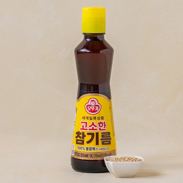 オットギ] ごま油 4本セット / 110ml×4本 韓国調味料 調味料 韓国