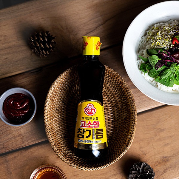 オットギ] ごま油 3本セット/ 320ml×3本 韓国調味料 調味料 韓国胡麻油