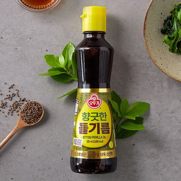 オットギ] エゴマ油 えごま油 4本セット / 160ml×4本 韓国調味料 調味