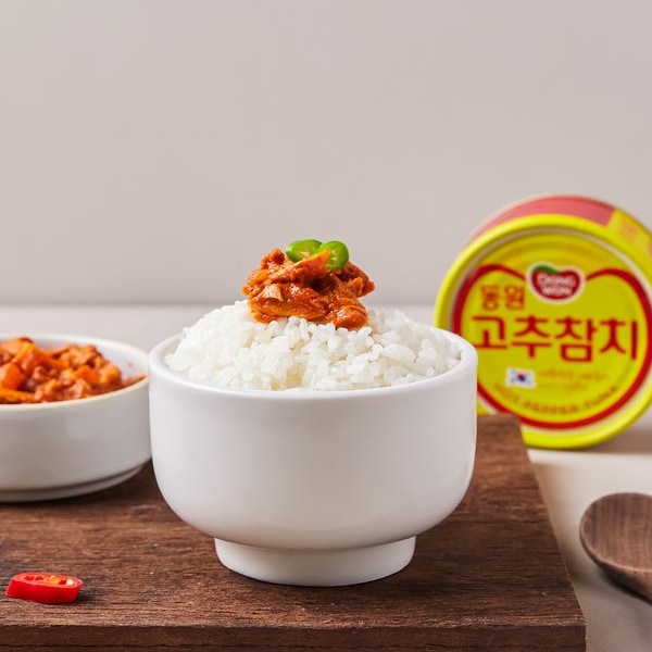 東遠] 唐辛子ツナ缶詰 / 1BOX(90g×24缶) やみつき韓国ツナ缶