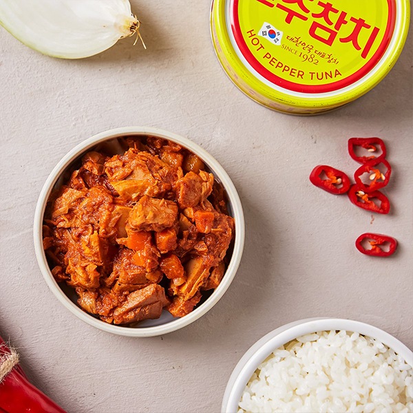東遠] 唐辛子ツナ缶詰 / 1BOX(90g×24缶) やみつき韓国ツナ缶