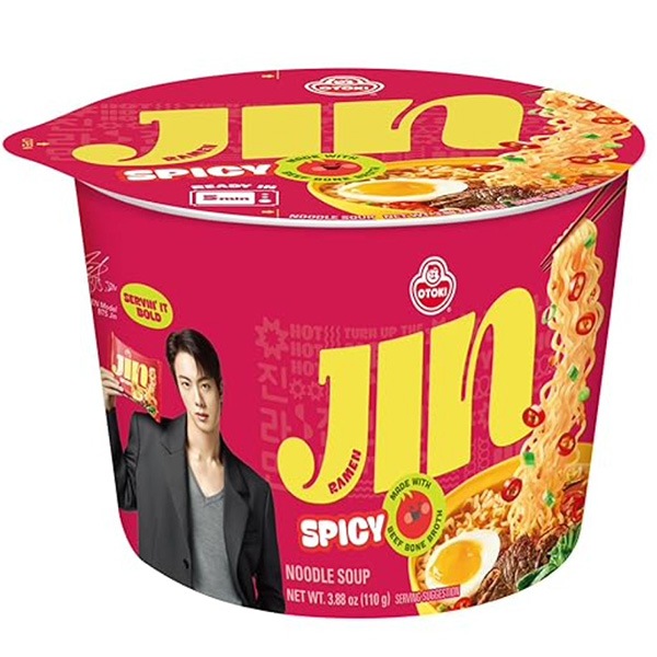 オットギ] ジンラーメン スパイシーカップ麺 BTS JIN / 110g 韓国