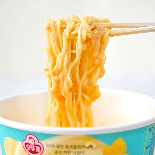 オットギ] リアルチーズラーメン カップ麺/ 120g 韓国ラーメン