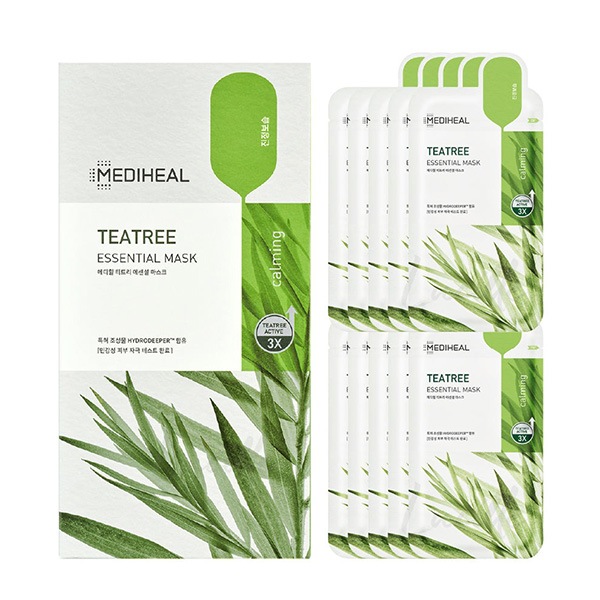 プランエス MEDIHEAL ティーツリーエッセンシャルマスク Mediheal] ティーツリー エッセンシャルマスク TEATREE /24ml