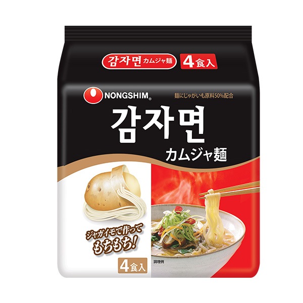 農心] じゃがいも麺 [日本バージョン] / BOX(48個入り) 箱売り 韓国