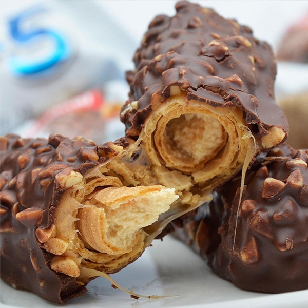 SAMJIN] クランチバーミニ X-5 ピーナッツ/ BOX(18g×38個) チョコ