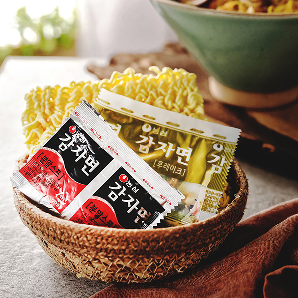 農心] じゃがいも麺 [日本バージョン] / 100g×4個入りパック カムジャ