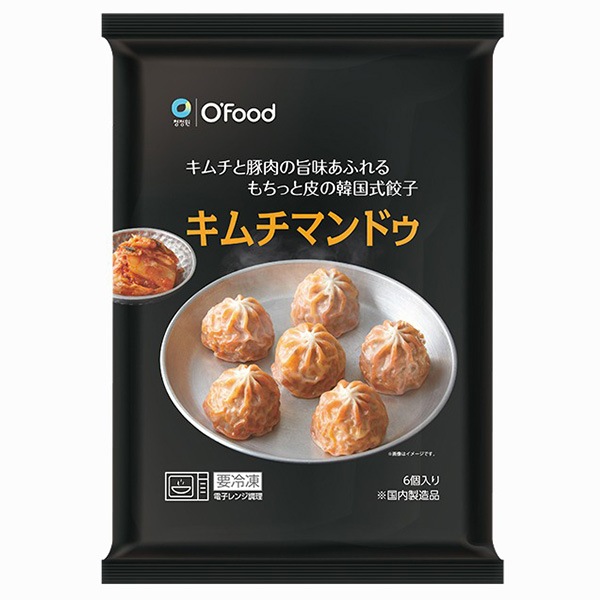 O'Food] キムチマンドゥ キムチ餃子 6袋セット / 180g ×6袋 韓国式餃子