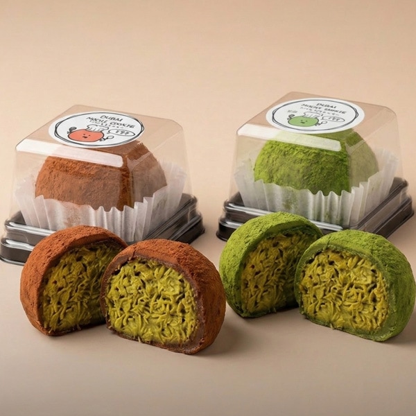 ドバイもちクッキー 選べる 4袋セット / 45g×4個 抹茶味 チョコ味