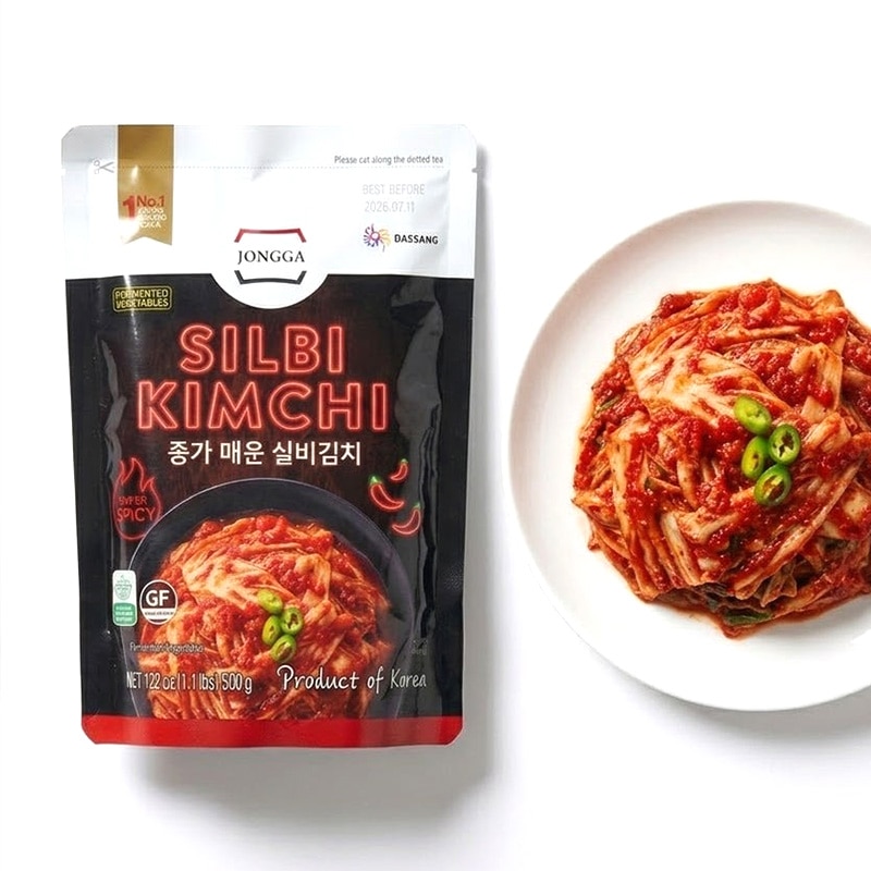 宗家] 激辛 シルビキムチ 辛い 白菜キムチ 2袋セット / 500g×2個