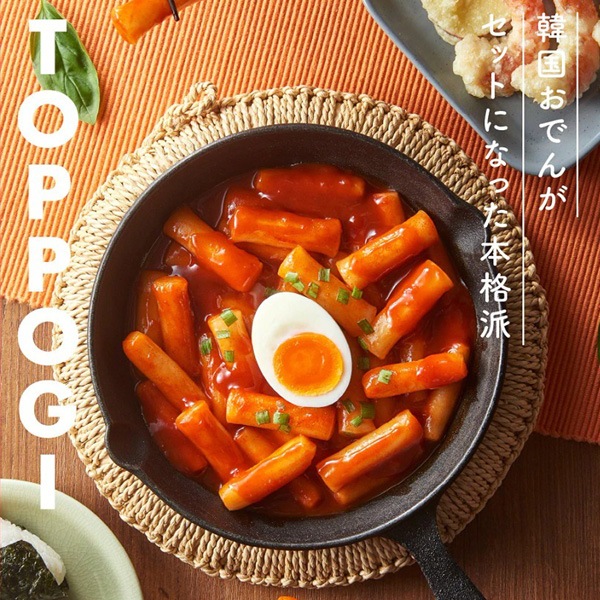 プルムウォン] アサヒコ もっちり トッポギ / 480g おでん付きトッポキ