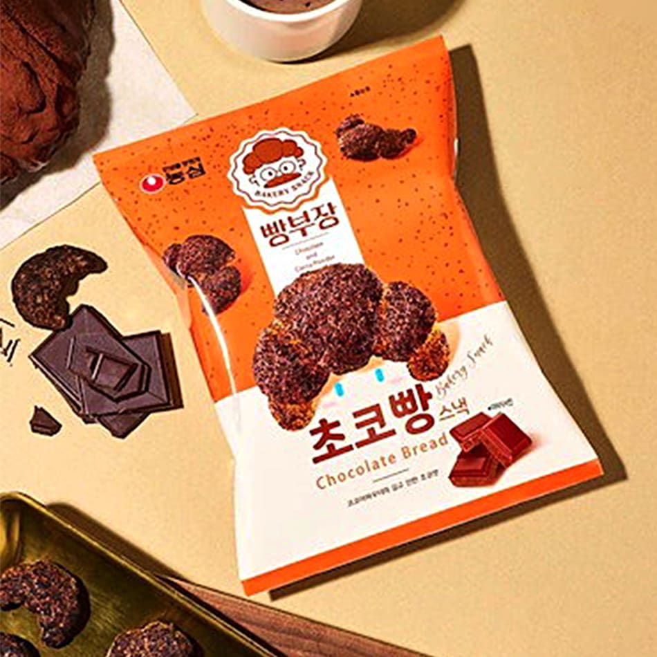 農心] 55g×4個 / パン部長のチョコパン 塩パン ラズベリーパン