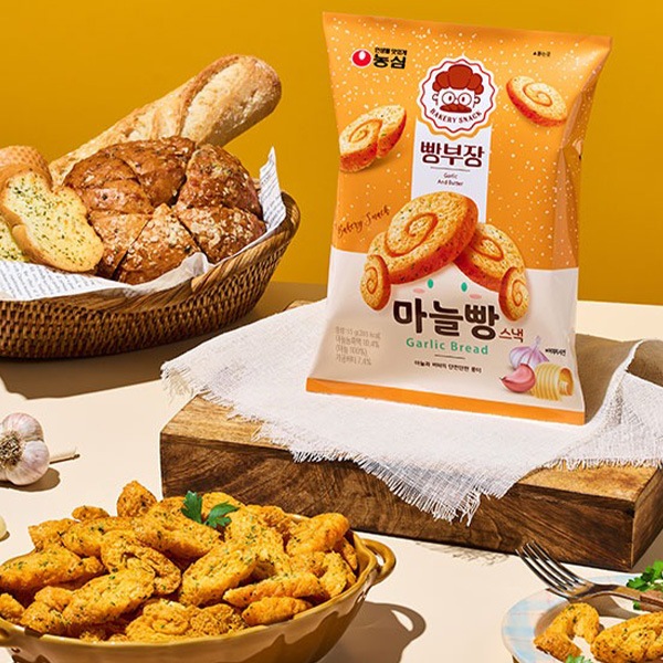 農心] 55g×4個 / パン部長のチョコパン 塩パン ラズベリーパン