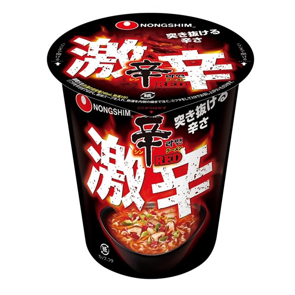 農心] 辛ラーメン 激辛 カップ麺 12個セット / 1箱(68g×12個) 激辛辛