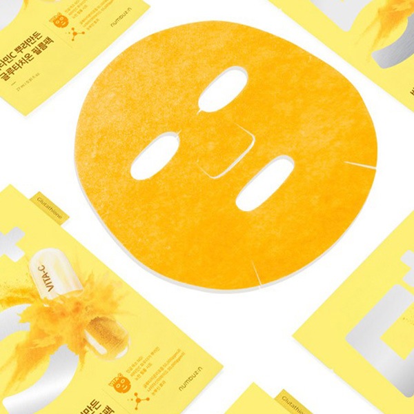 numbuzin] ナンバーズイン 5番 白玉グルタチオンCふりかけマスク / 1枚