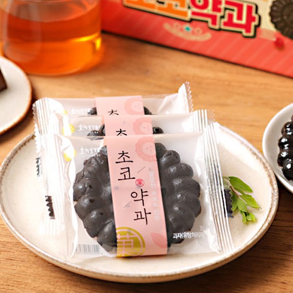HOJEONGA] ヤッカー3箱セット (1箱：1kg/29-31個入)/ 薬菓 黒