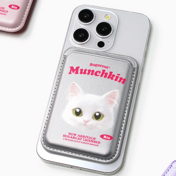 sugarcat] MagSafe カードケース マンチカン Ria / マンチカン