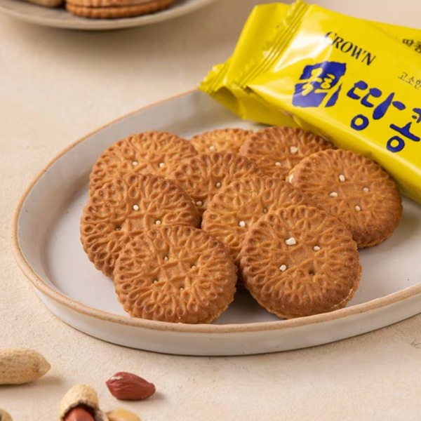 CROWN] ピーナッツサンド / 93g グッヒ クッキー ビスケットピーナッツ