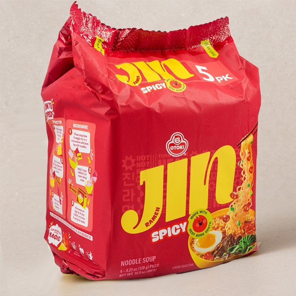 BTS JINステッカー付き[オットギ] ジンラーメン スパイシー/ BOX(120g