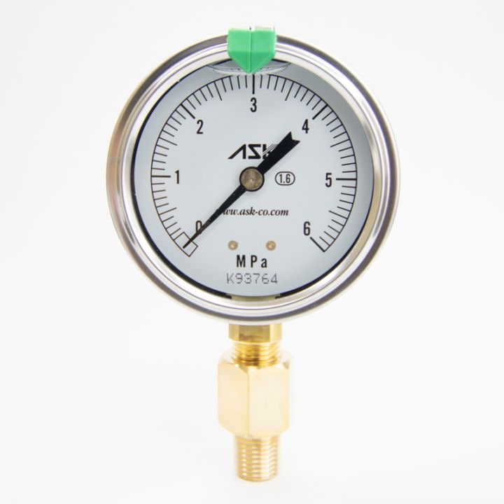 グリセリン入り圧力計｜60φ 6MPa | ASK | 油圧・機械工具の通販