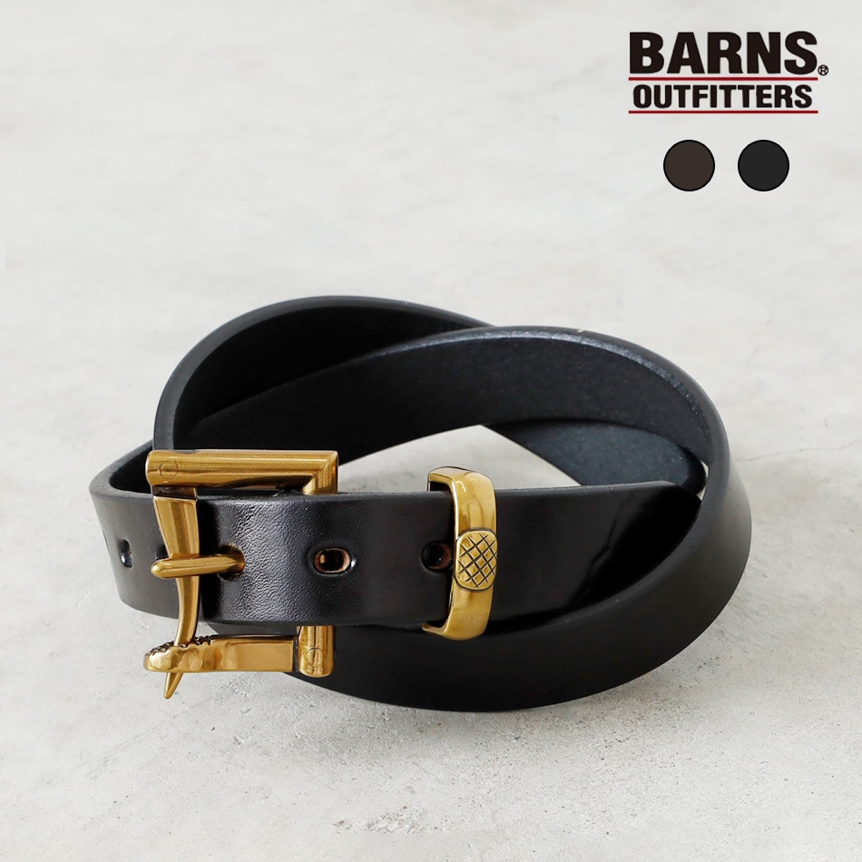 BARNS OUTFITTERS】FIREMAN TOCHIGI LEATHER BELT | 大人のアメカジ