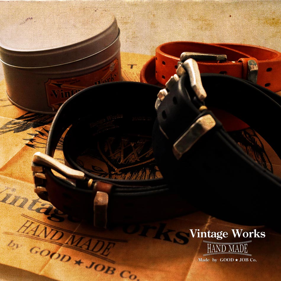 Vintage Works ハンドメイド ベルト 33/84 Vintage Works】HAND MADE LEATHER BELT｜アメカジファッション