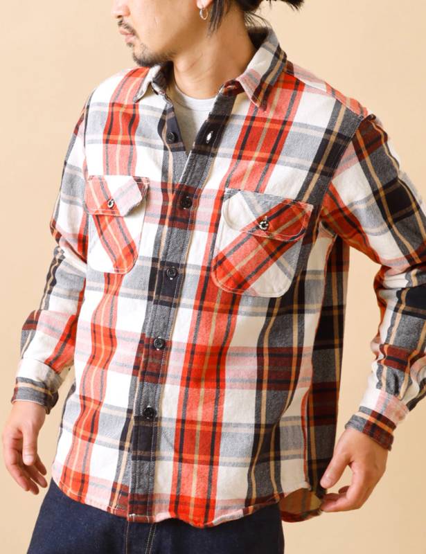 【全16色展開】BLUE PORT｜Heavy Flannel Shirt 